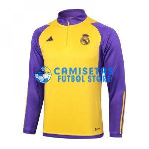 Sudadera De Entrenamiento Real Madrid 2024/2025 Amarillo/Morado